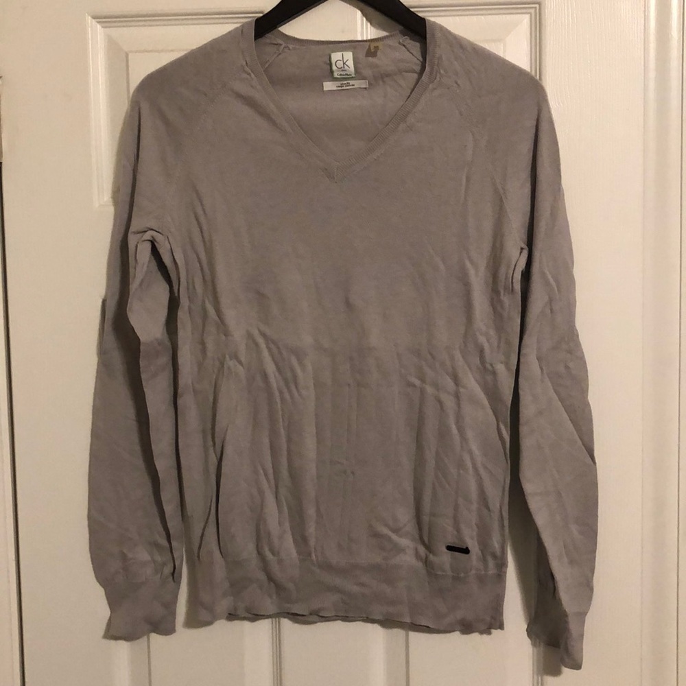 Calvin Klein V-neck Grey sweater